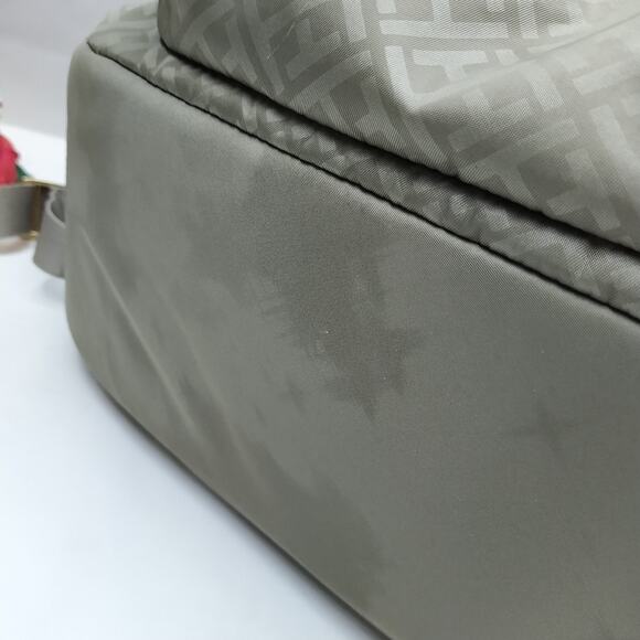 Tommy Hilfiger Gray Nylon Top Handle Zipper Closure Backpack main image 8